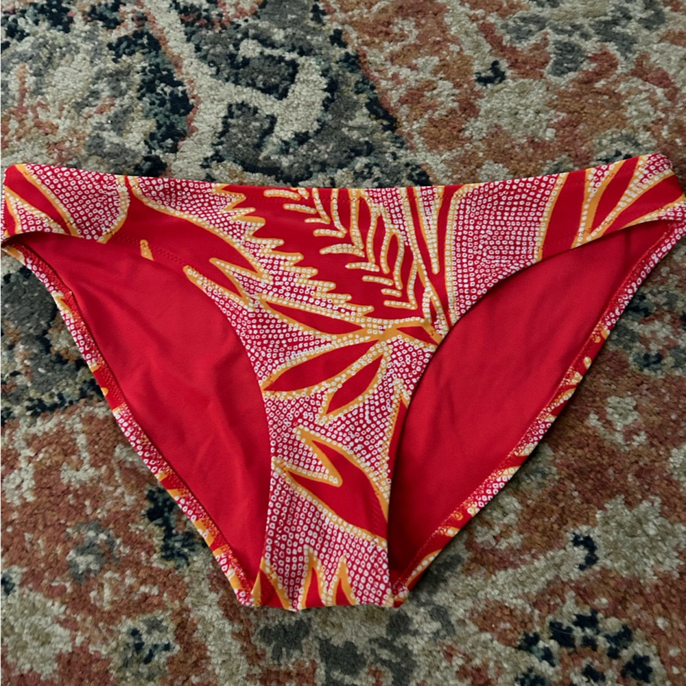 Red aerie swim bottoms